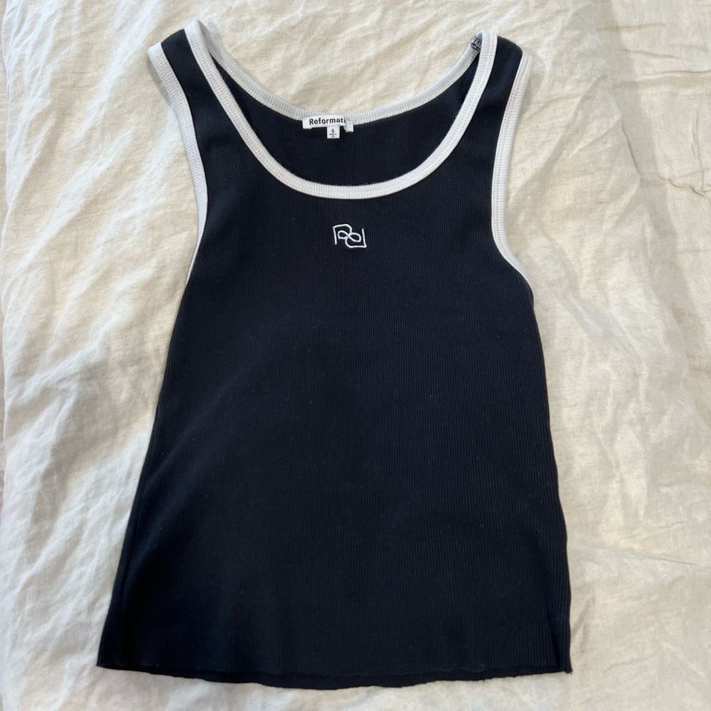 reformation black tank